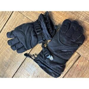 Head Black Insulated Winter Gloves Outlast Technology Ski Snow Size 6 8 Kids boy